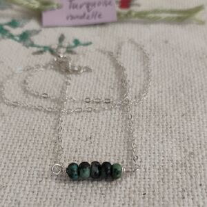 Sterling Silver Turquoise Necklace